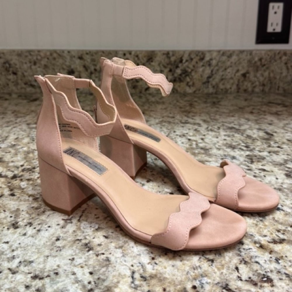 Women's Inc International Concepts Hadwin Suede Open Toe Heel